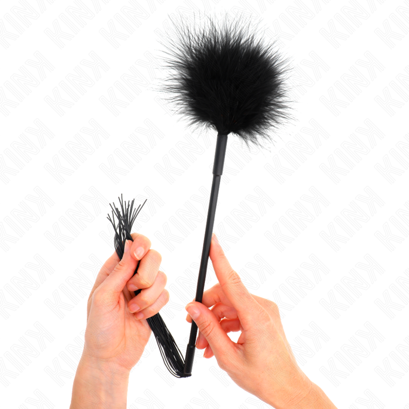 KINK - SILICONE WHIP WITH FEATHERS FOR TICKLE 47 CM - Image 4