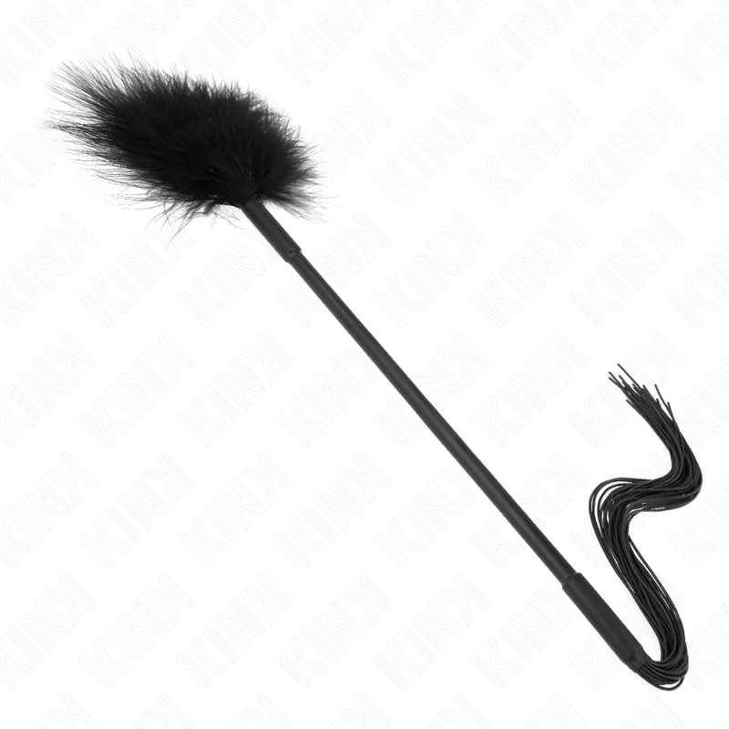 KINK - SILICONE WHIP WITH FEATHERS FOR TICKLE 47 CM - Image 2