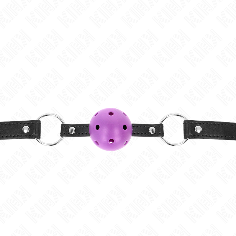 KINK - HOLLOW HARD PURPLE BALL 4.5 CM GAG 63.5 X 2 CM - Image 3