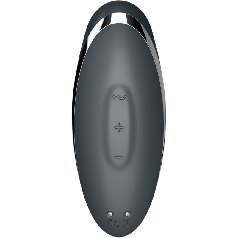 SATISFYER - TAP & CLIMAX 2 VIBRATOR & STIMULATOR GREY - Image 6