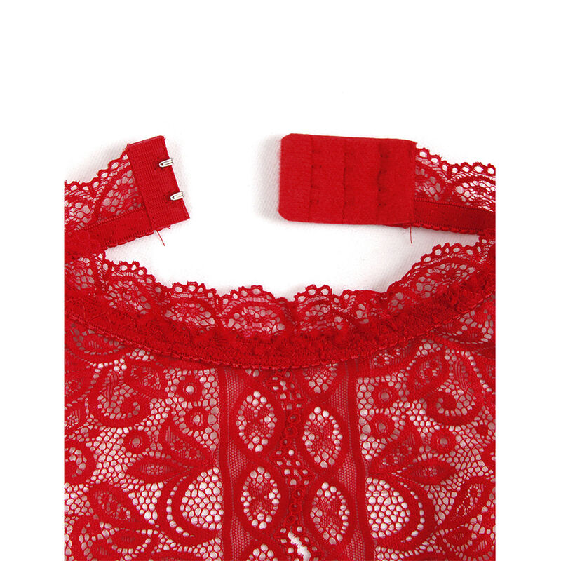 SUBBLIME - 953881 OPEN CUP BODYSUIT RED L/XL - Image 7