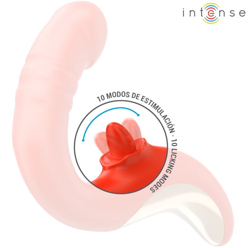 INTENSE - PAULINA VIBRATOR AND STIMULATOR IN U SHAPE RED - Image 6