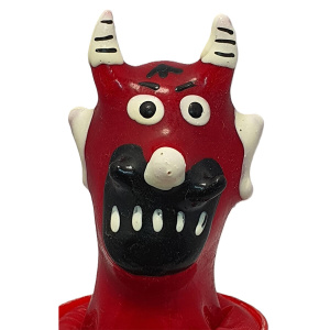 CONDOMERIE - HANDPAINTED NOVELTY CONDOMS DEVILS MOUTH MODEL 2