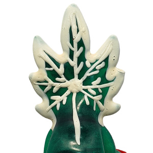 CONDOMERIE - HANDPAINTED NOVELTY CONDOMS CANNABIS MODEL 2