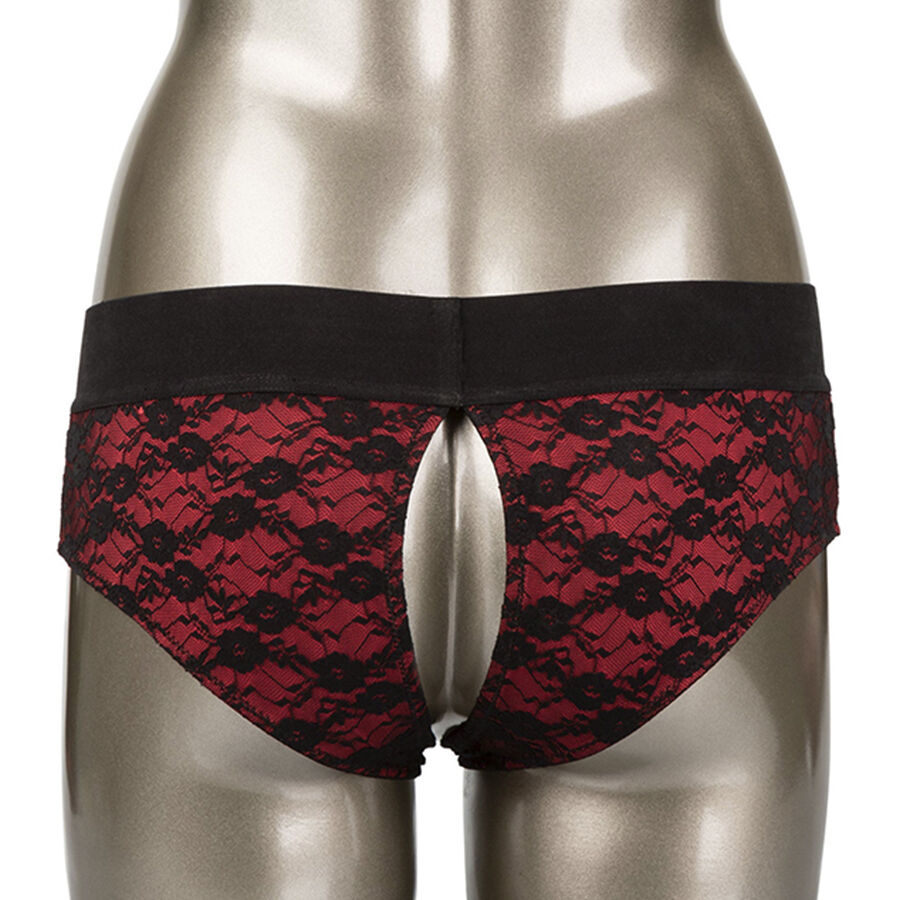 CALEXOTICS - SCANDAL SET OF CROTCHLESS PANTIES WITH DILDO SIZE L/XL - Image 5