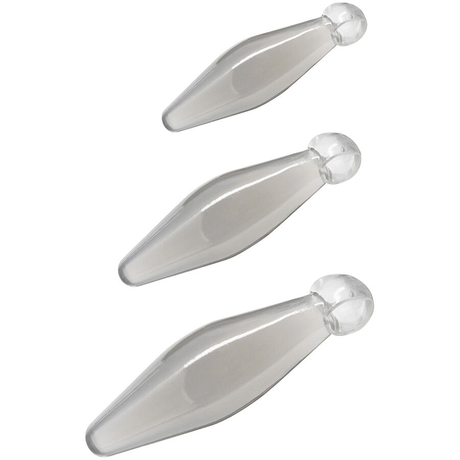 TOYJOY - ANAL PLAY 3-PIECE TRANSPARENT FINGER RIMMER
