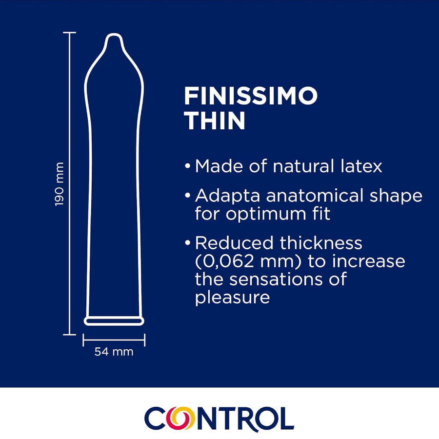 CONTROL - FINISSIMO SENSO CONDOMS 144 UNITS - Image 2
