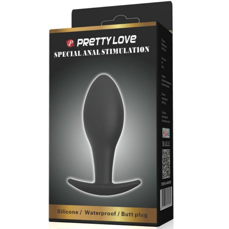PRETTY LOVE - ANAL PLUG SILICONE ANCHOR 8.5 CM BLACK - Image 6