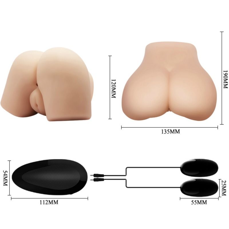 CRAZY BULL - REALISTIC VAGINA AND ANUS WITH VIBRATION POSITION 4 - Image 8