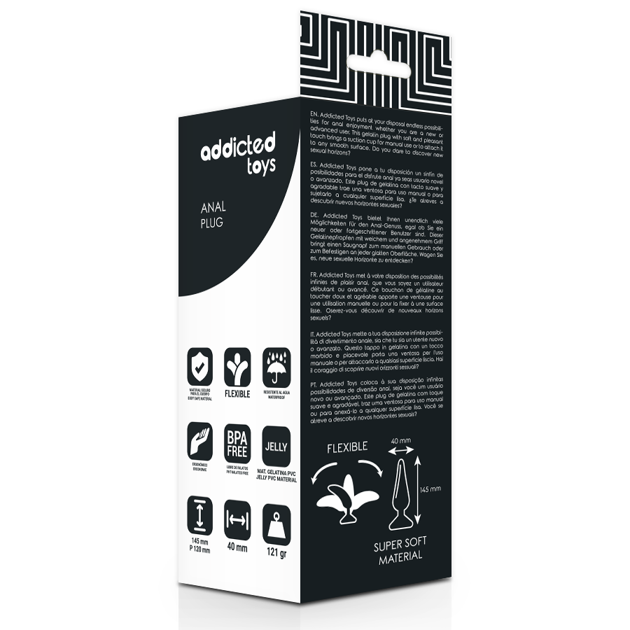 ADDICTED TOYS - ANAL PLUG 14.5 CM BLACK - Image 4