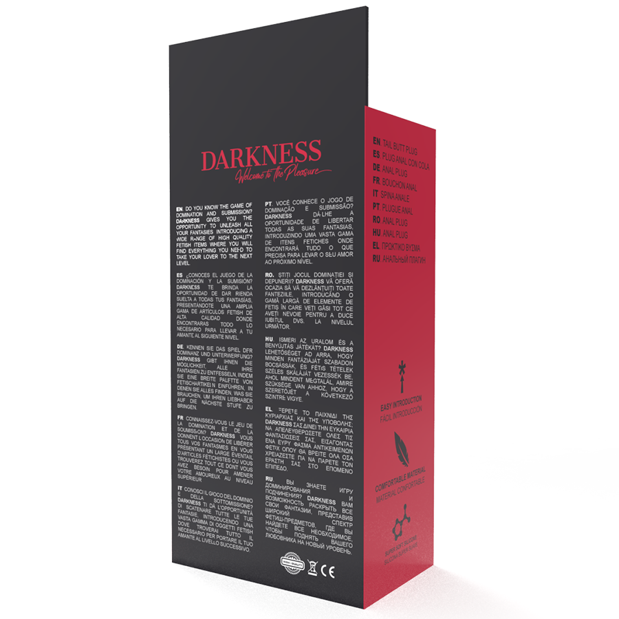 DARKNESS - ANAL PLUG 28 CM BLACK SILICONE - Image 4