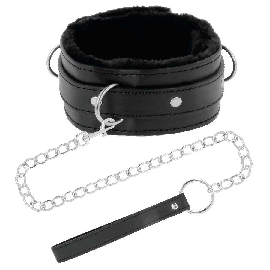 DARKNESS - COMFORTABLE POSTURE NECKLACE WITH LEATHER CHAIN - Image 2