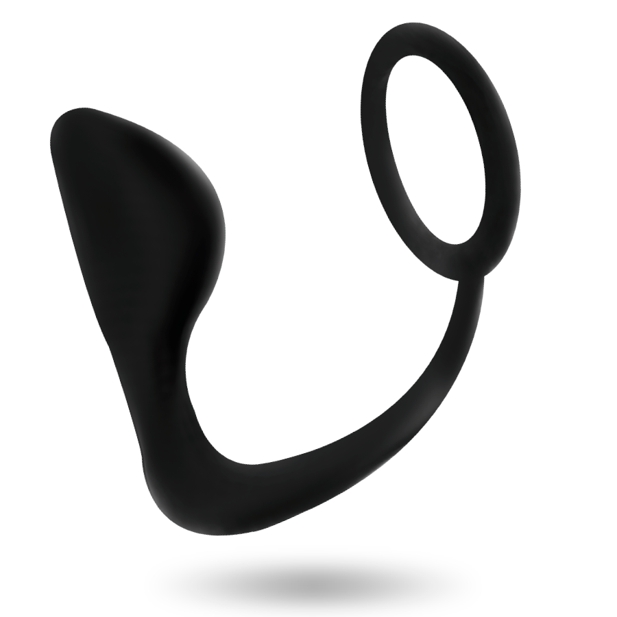 ADDICTED TOYS - ANAL PLUG WITH BLACK PENIS RING - Image 2