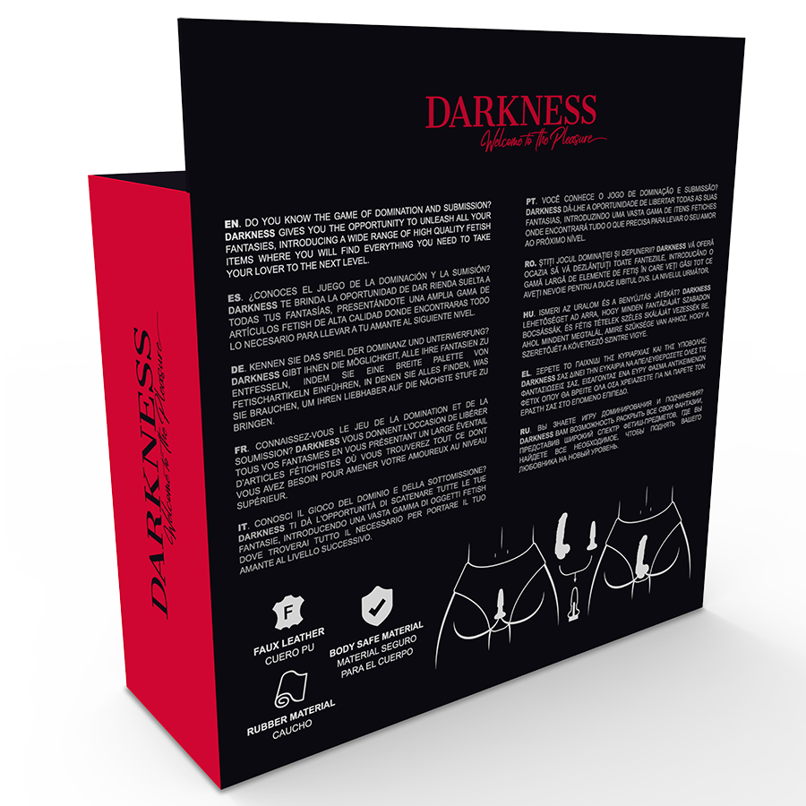 DARKNESS - PANTIES WITH PLUG AND INTERCHANGEABLE DILDO - Image 5