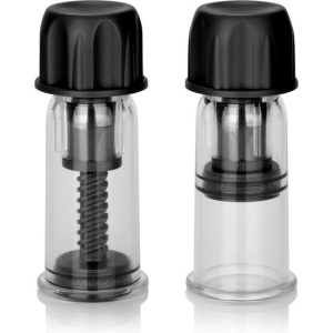 CALEXOTICS - VACCUM TWIST STIMULATING WAVES FOR NIPPLES BLACK