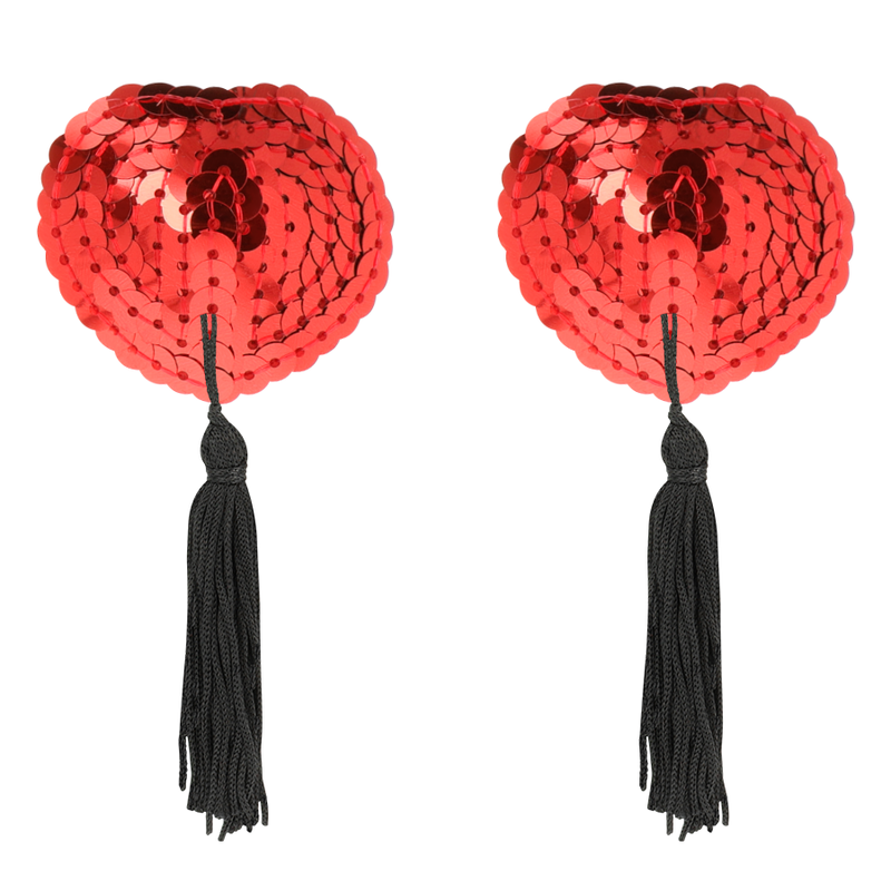 COQUETTE CHIC DESIRE - NIPPLE COVERS RED - Image 3