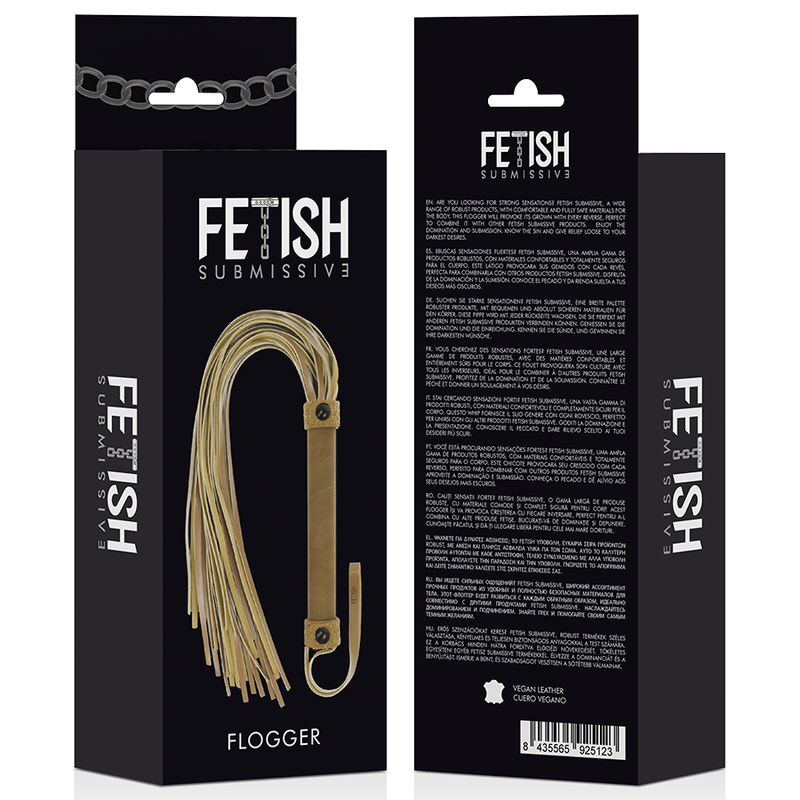 FETISH SUBMISSIVE ORIGEN - VEGAN LEATHER WHIP - Image 6