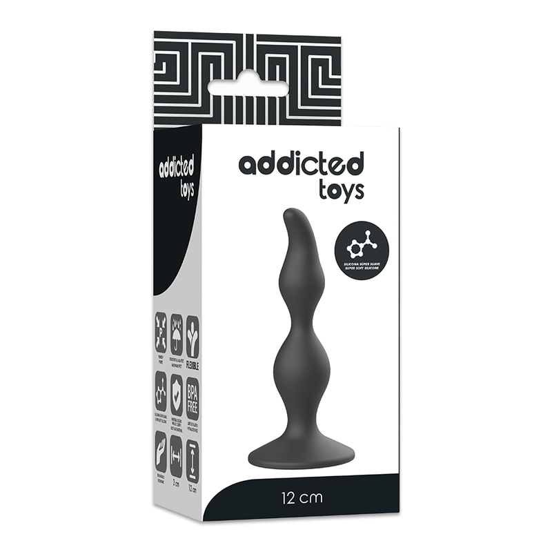 ADDICTED TOYS - ANAL SEXUAL PLUG 12 CM BLACK - Image 5