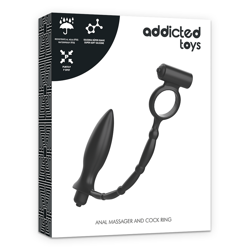 ADDICTED TOYS - ANAL PLUG WITH VIBRATORY RING - Image 6